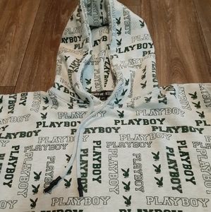 Playboy crop hoodie